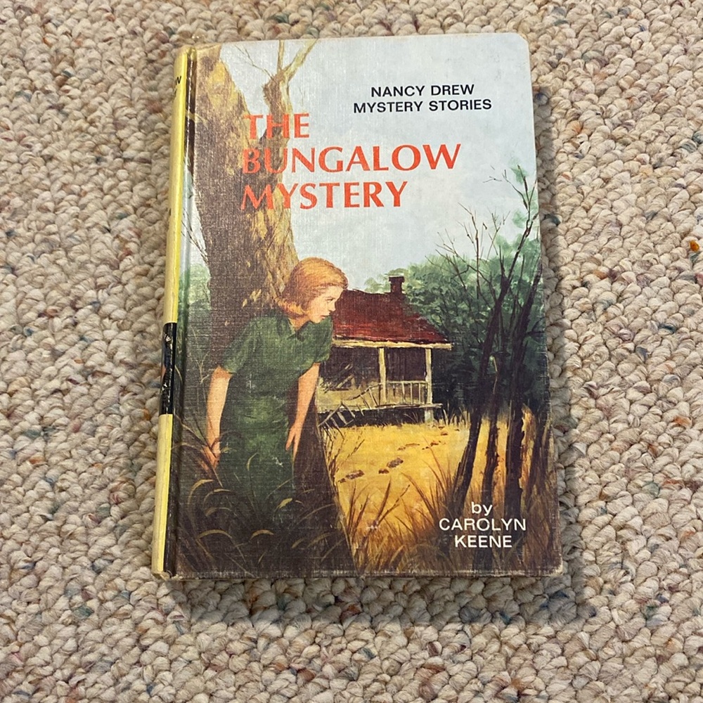 Vintage 1960 Nancy Drew : #3 The Bungalow Mystery by Carolyn Keene - Hardcover